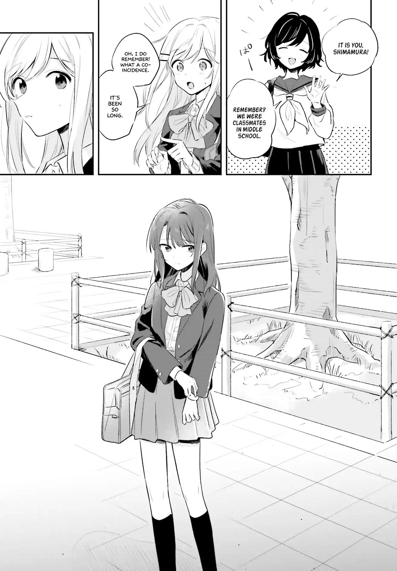 Adachi to Shimamura (Moke Yuzuhara) chapter 1 page 35