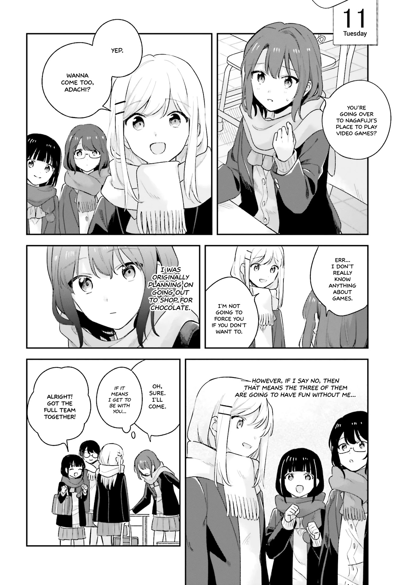 Adachi to Shimamura (Moke Yuzuhara) chapter 15.5 page 8