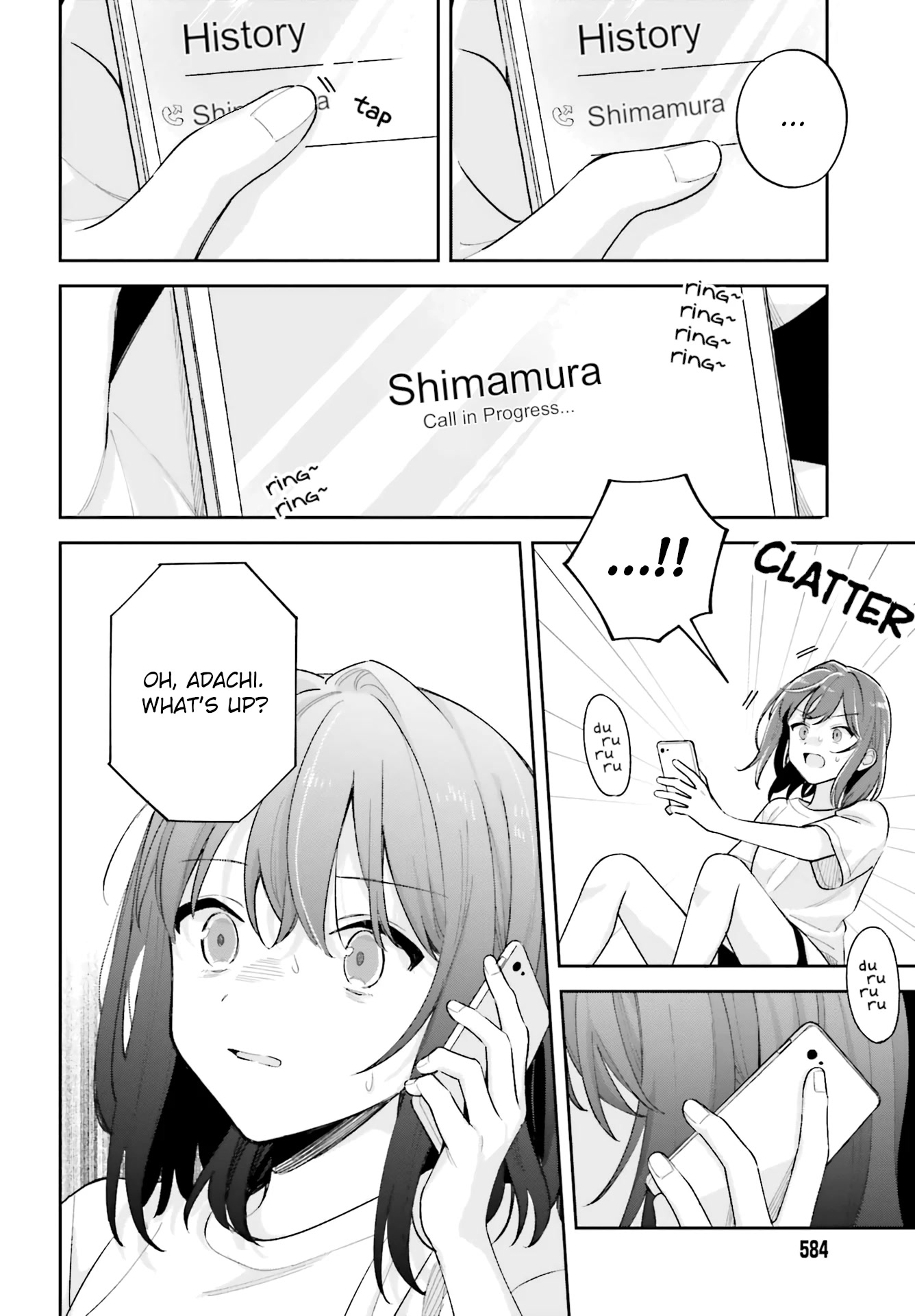 Adachi to Shimamura (Moke Yuzuhara) chapter 30 page 8
