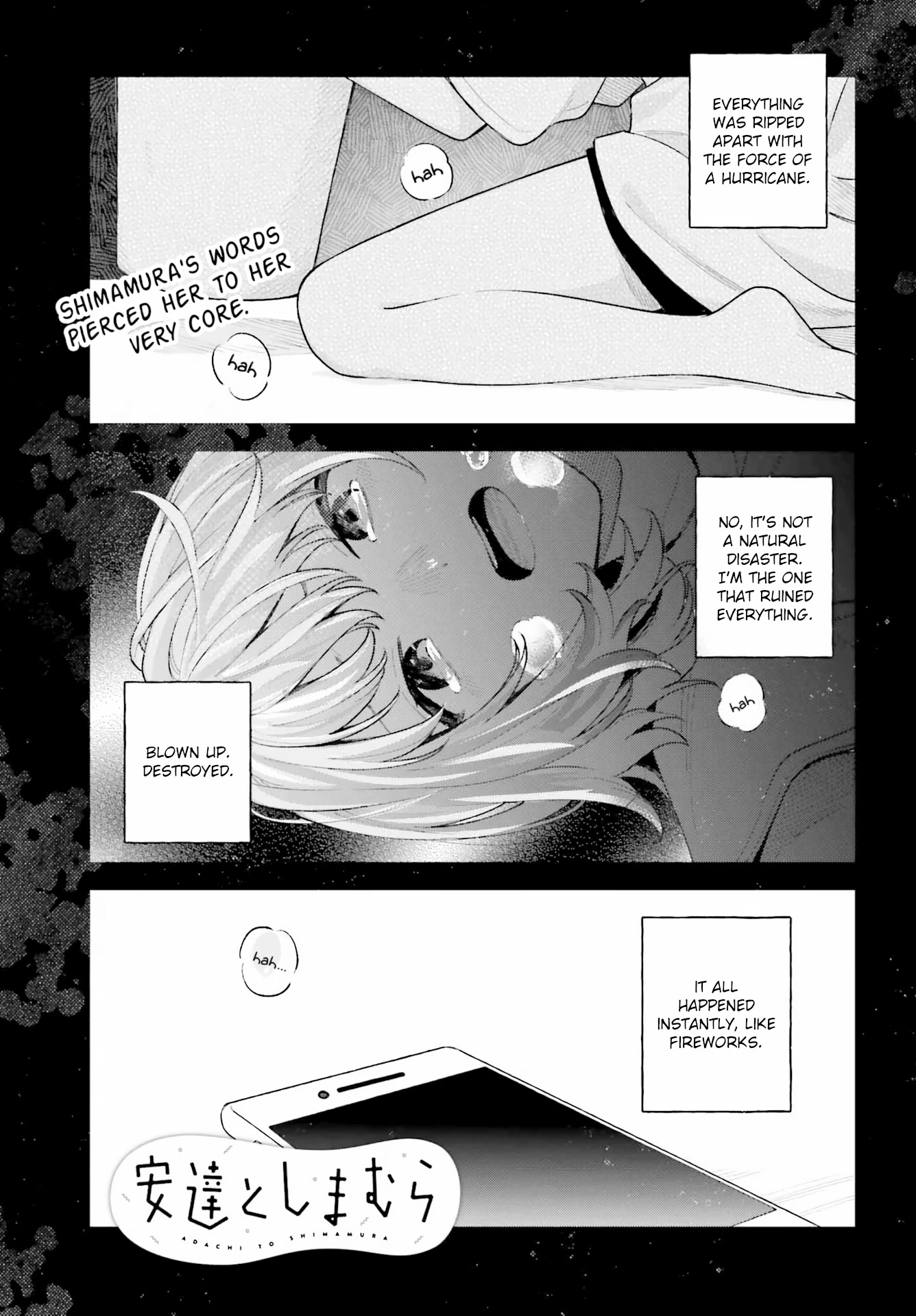 Adachi to Shimamura (Moke Yuzuhara) chapter 31.1 page 1