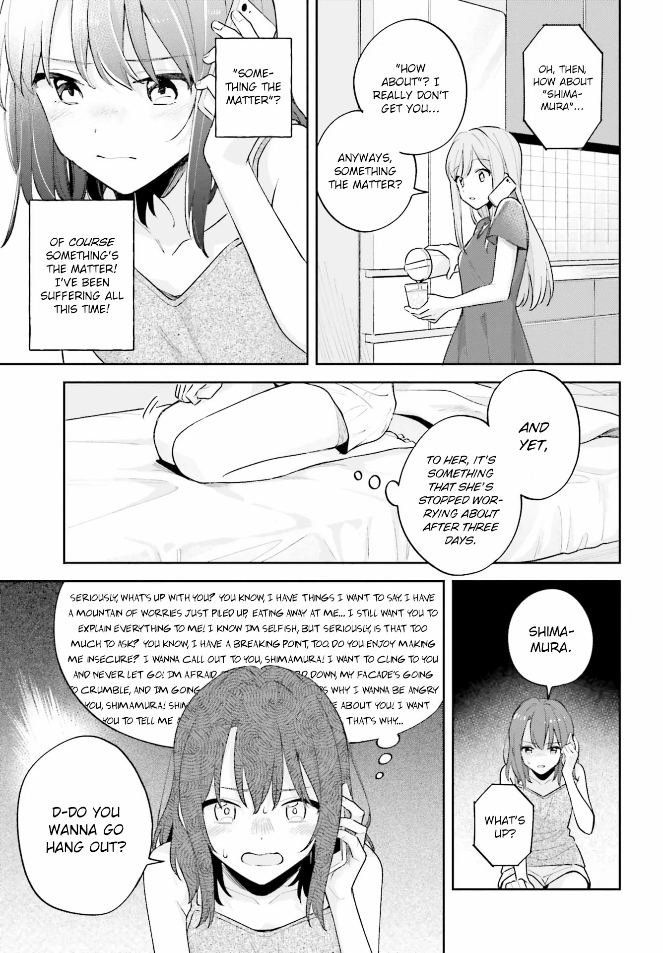 Adachi to Shimamura (Moke Yuzuhara) chapter 31.1 page 7