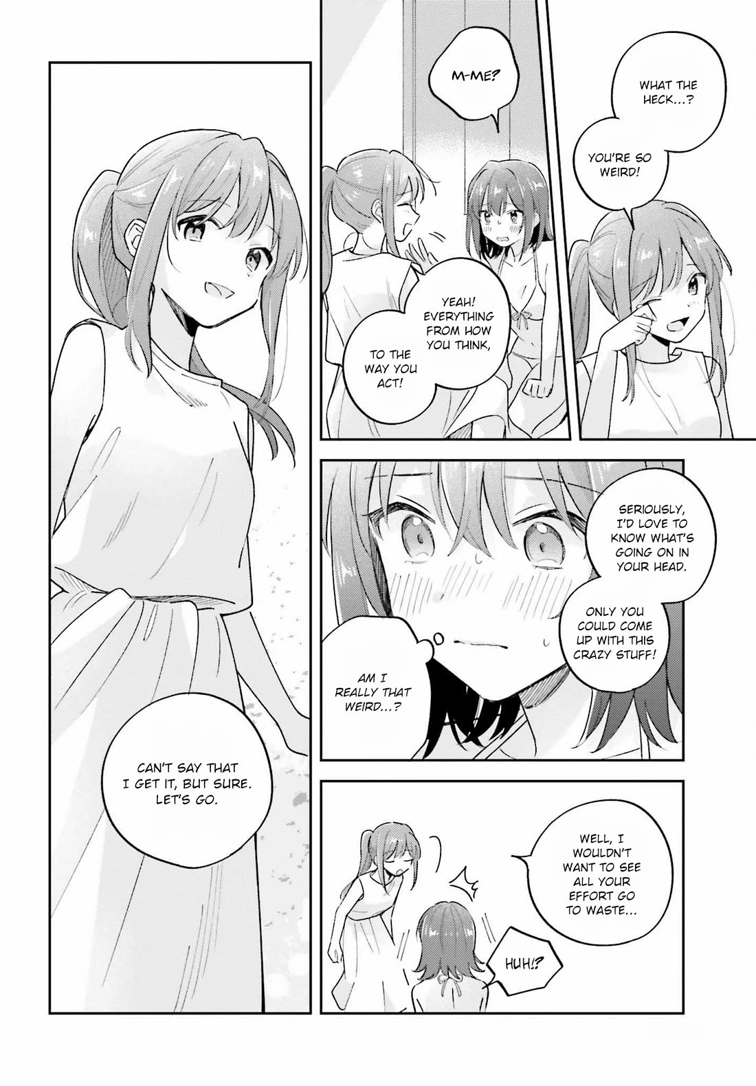 Adachi to Shimamura (Moke Yuzuhara) chapter 39.1 page 12