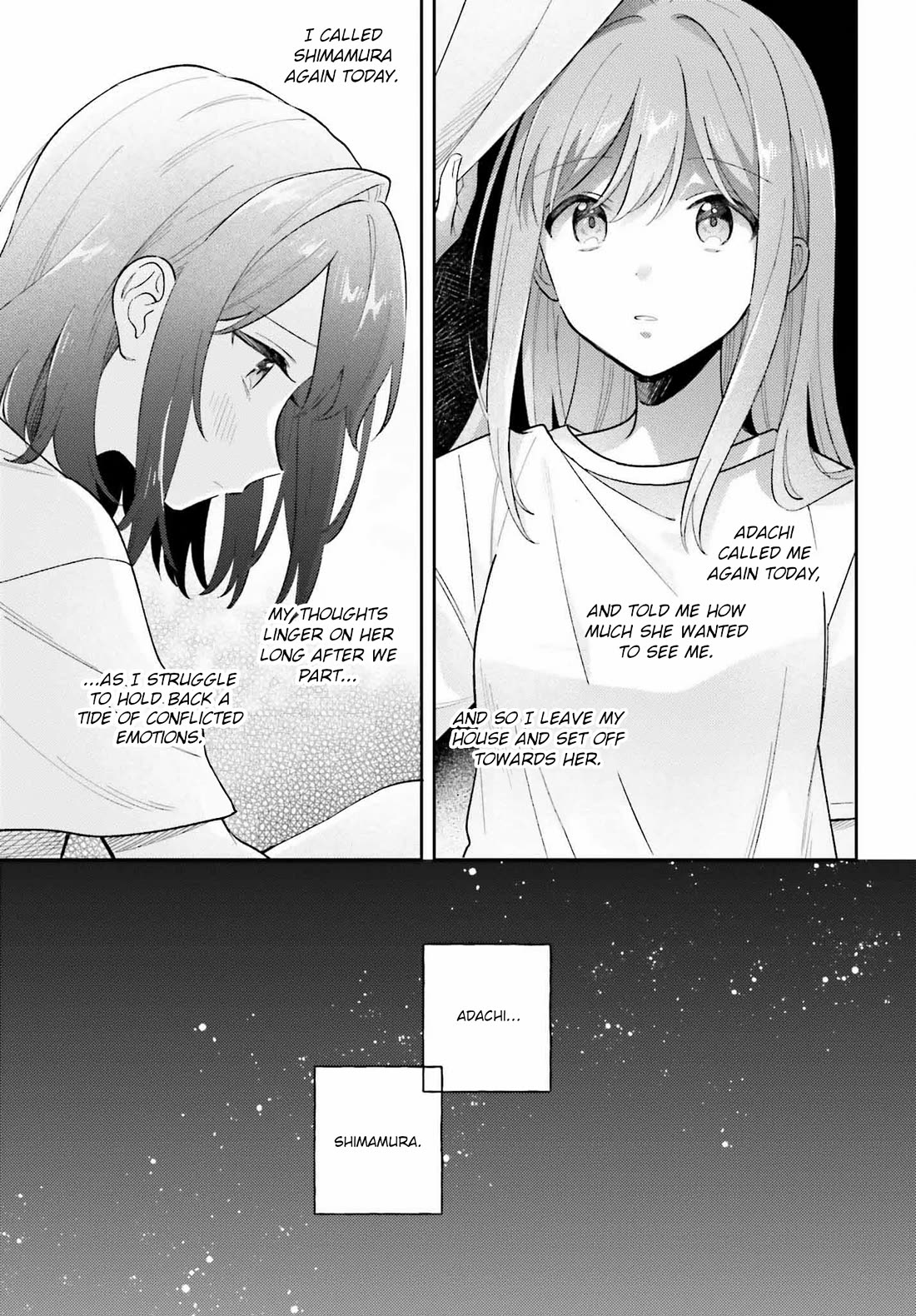 Adachi to Shimamura (Moke Yuzuhara) chapter 39.3 page 5