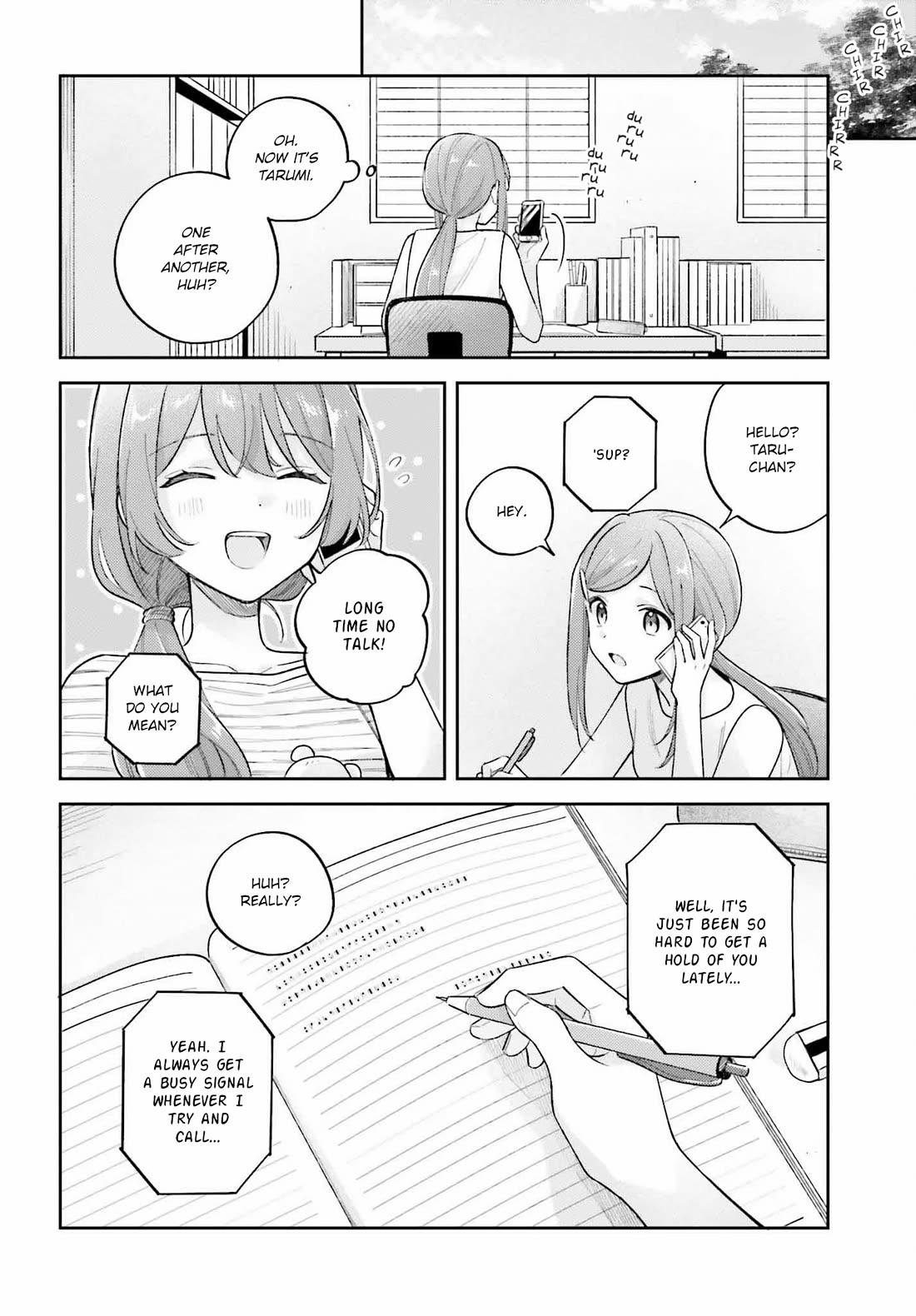 Adachi to Shimamura (Moke Yuzuhara) chapter 39.3 page 6