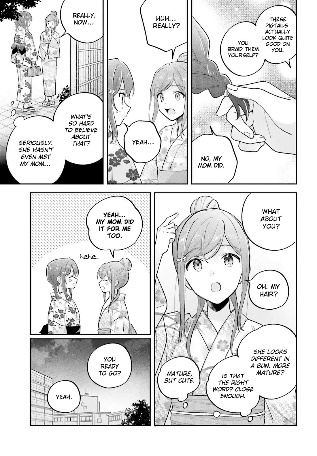 Adachi to Shimamura (Moke Yuzuhara) chapter 40.1 page 11