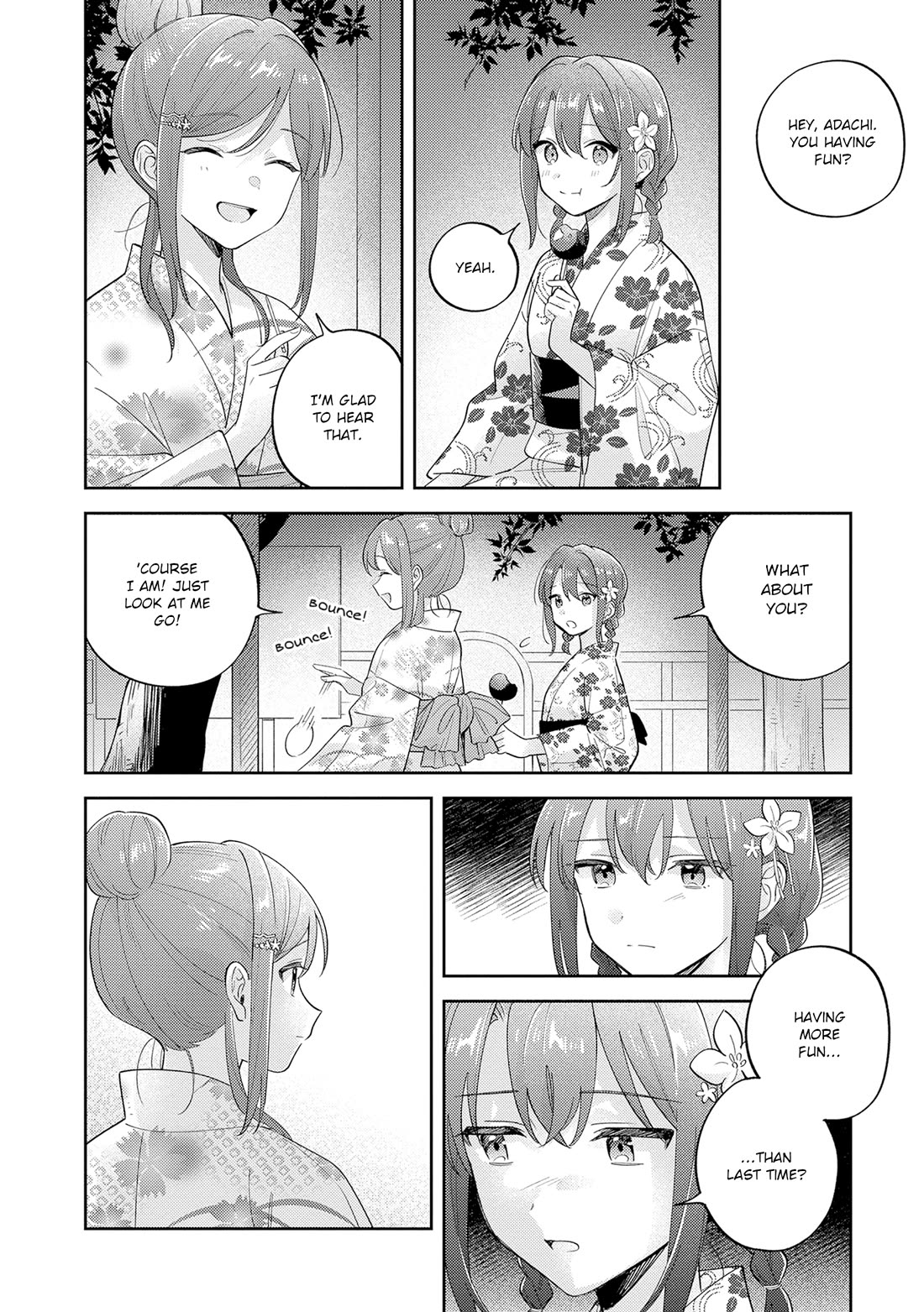 Adachi to Shimamura (Moke Yuzuhara) chapter 40.2 page 2