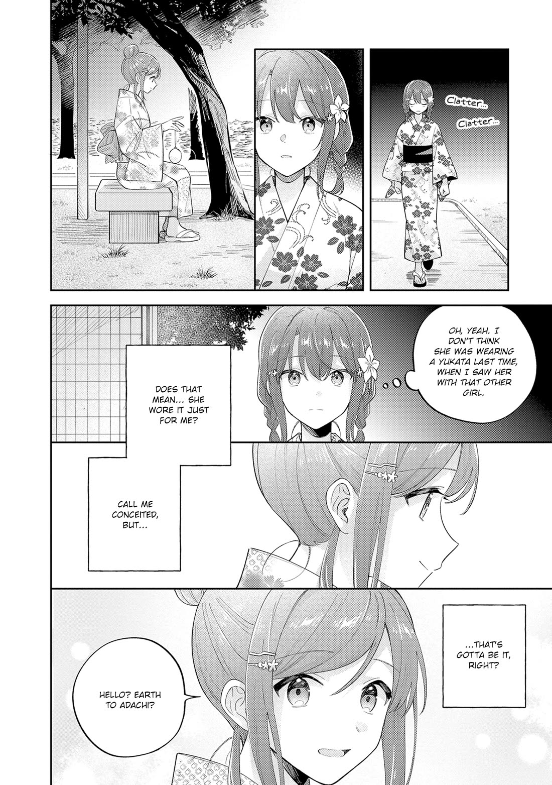 Adachi to Shimamura (Moke Yuzuhara) chapter 40.2 page 4