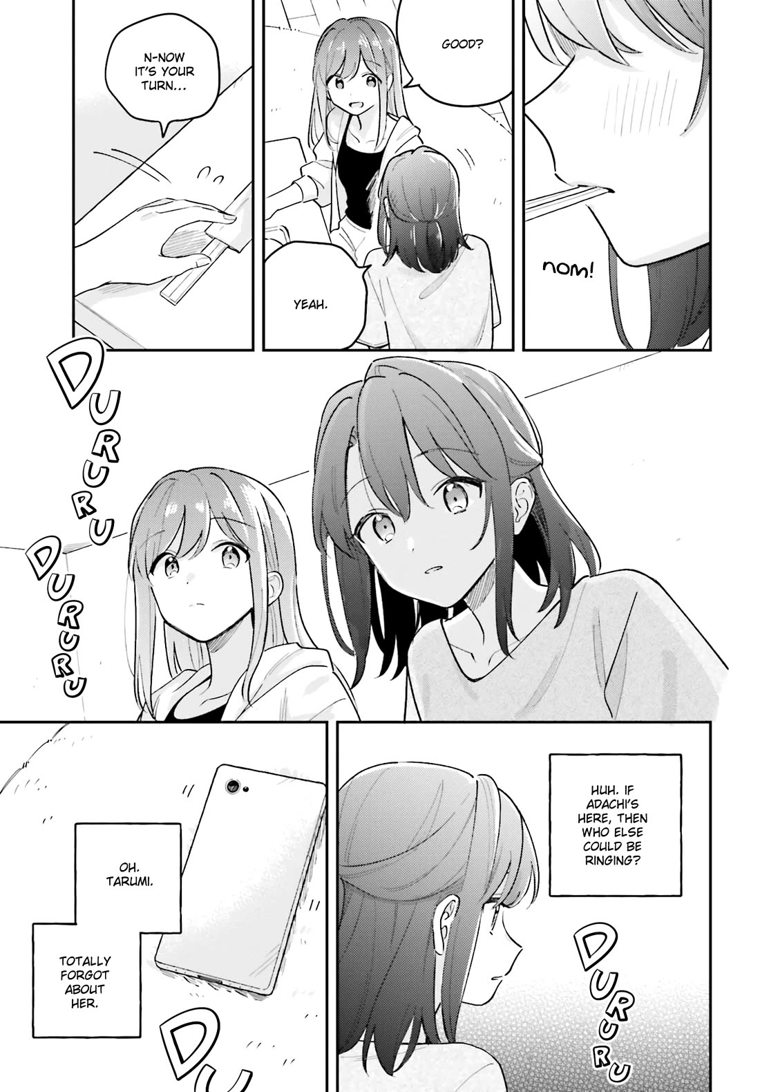 Adachi to Shimamura (Moke Yuzuhara) chapter 40.3 page 17