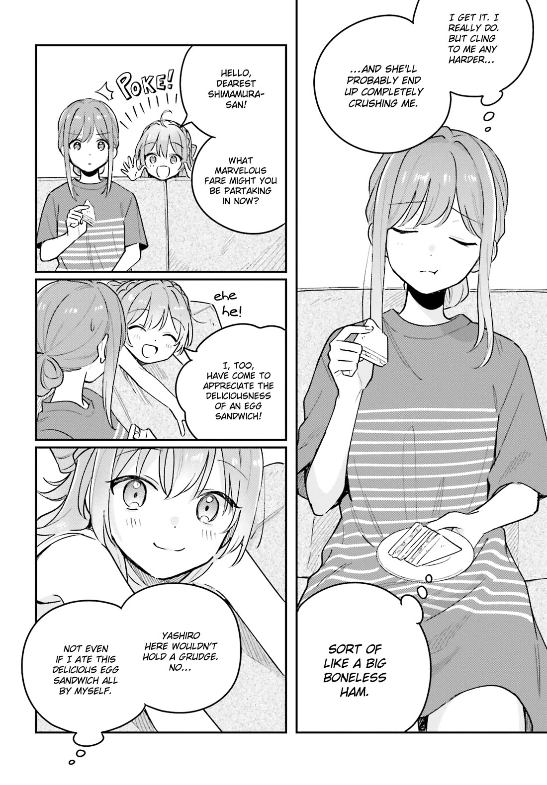 Adachi to Shimamura (Moke Yuzuhara) chapter 40.3 page 4