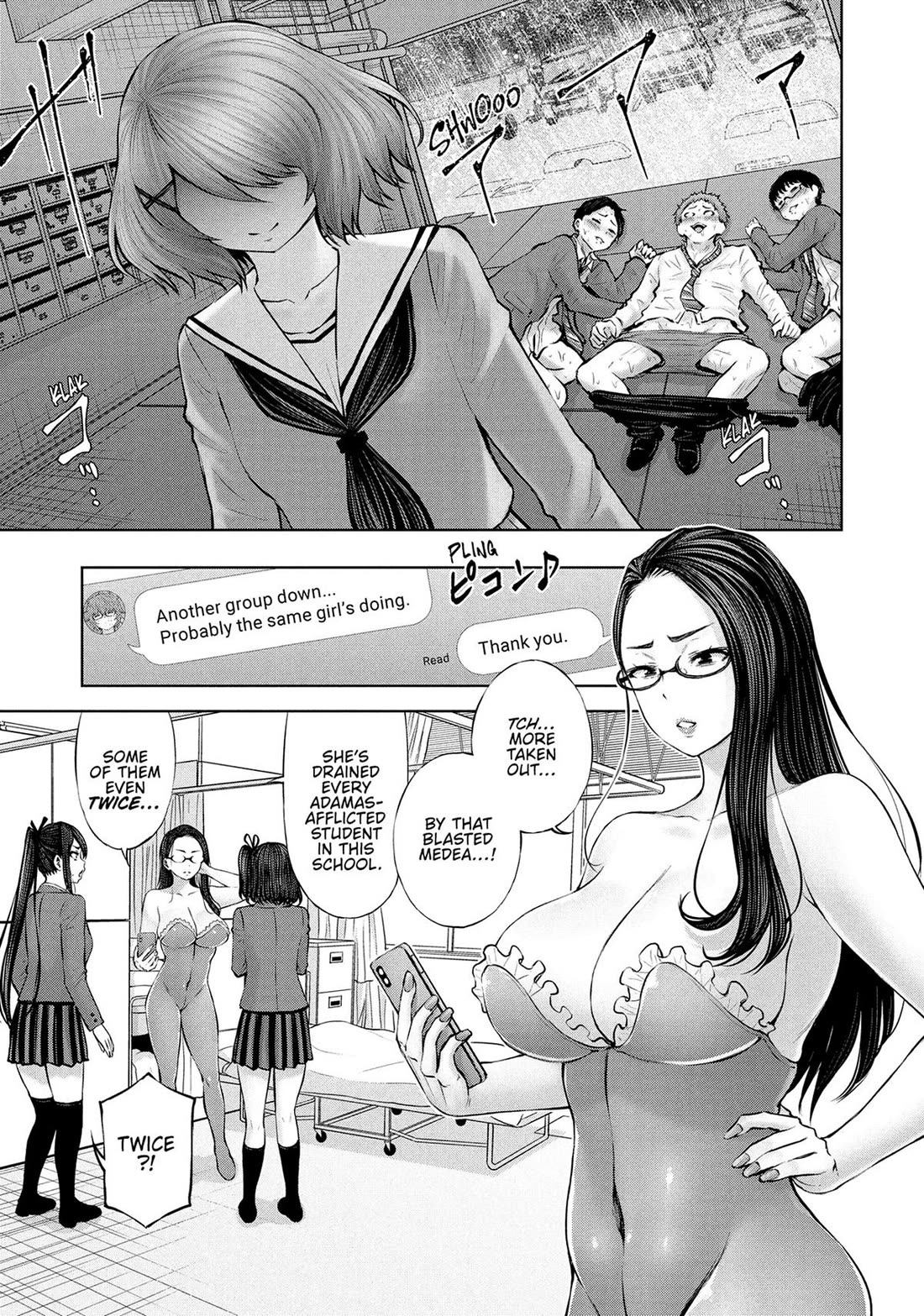 Adamasu no Majotachi chapter 50 page 9