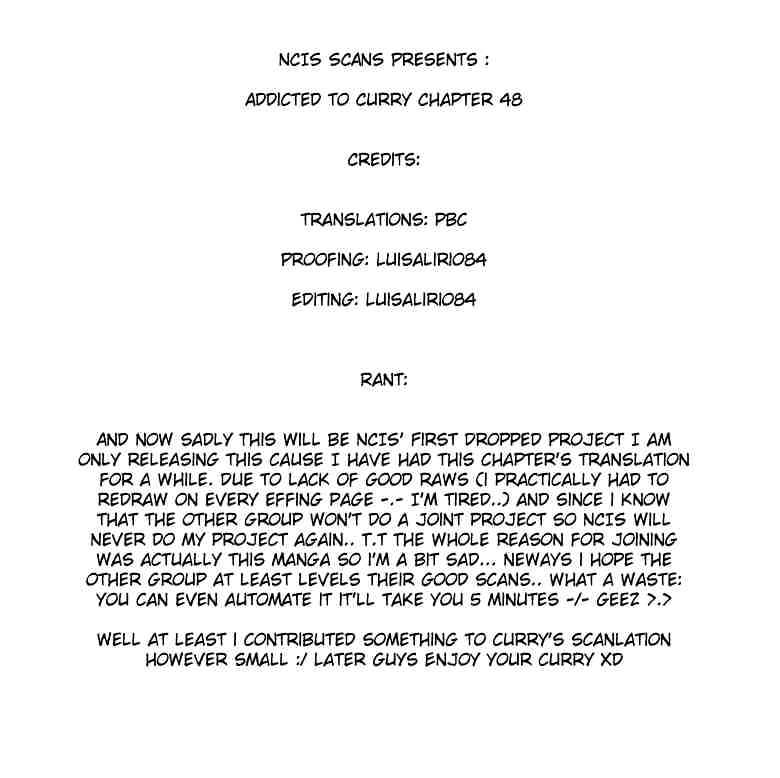 Addicted to Curry chapter 48 page 1