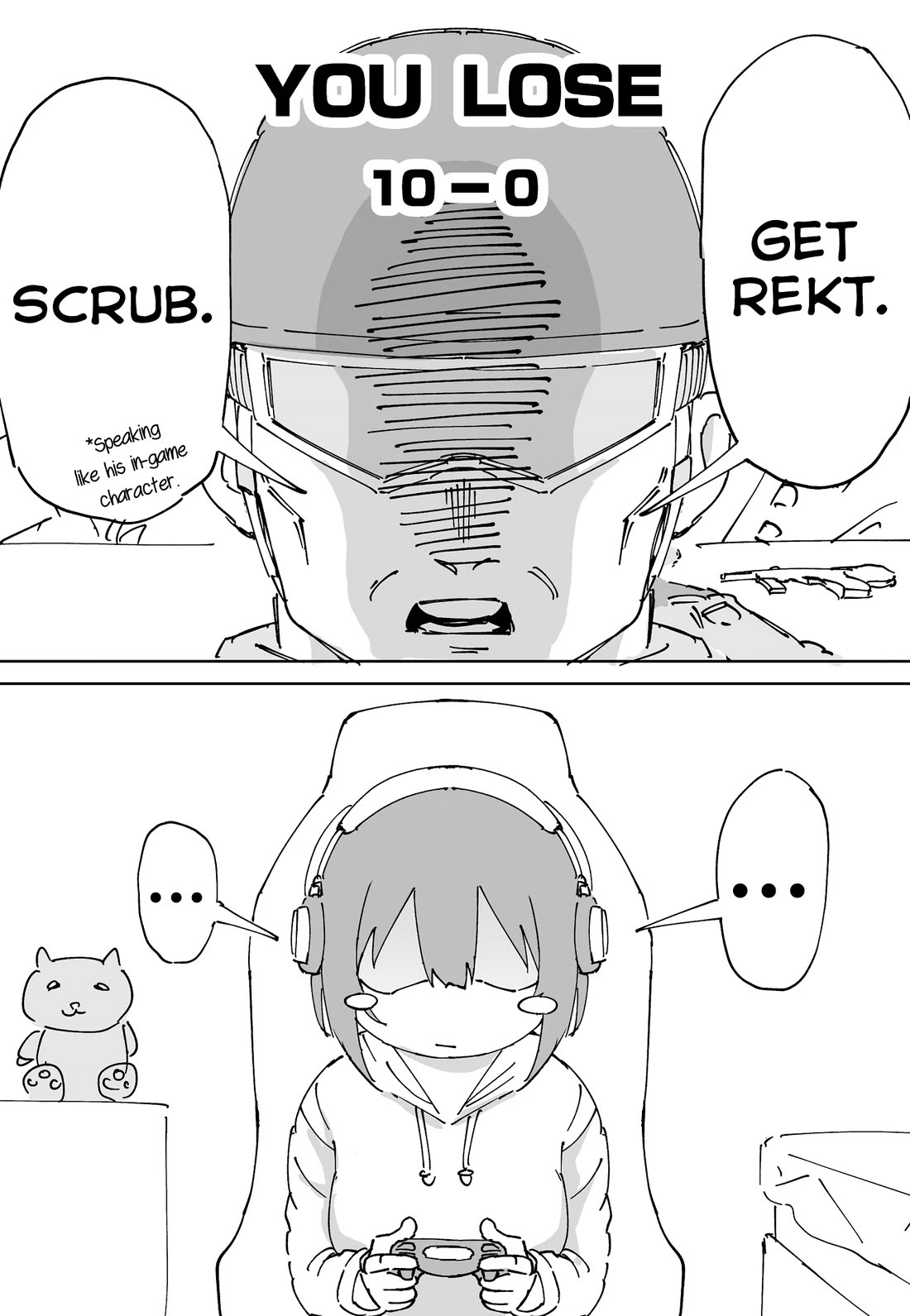 After Beating a Noob in an FPS, He Wanted to Fight Me in Real Life LOL chapter 0 page 5