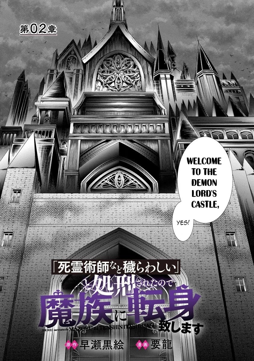 After Being Executed With the Words "Necromancers Are Disgusting," I Will Start My New Life as a Demon chapter 2 page 2