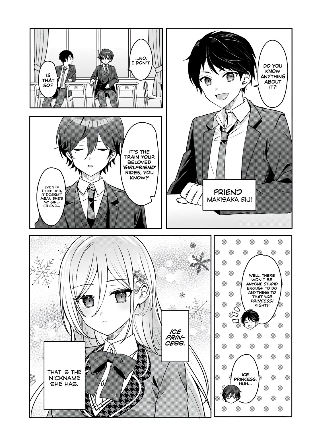 After Helping the “Ice Princess” From Another School, I Decided to Start as a Friend chapter 1 page 11
