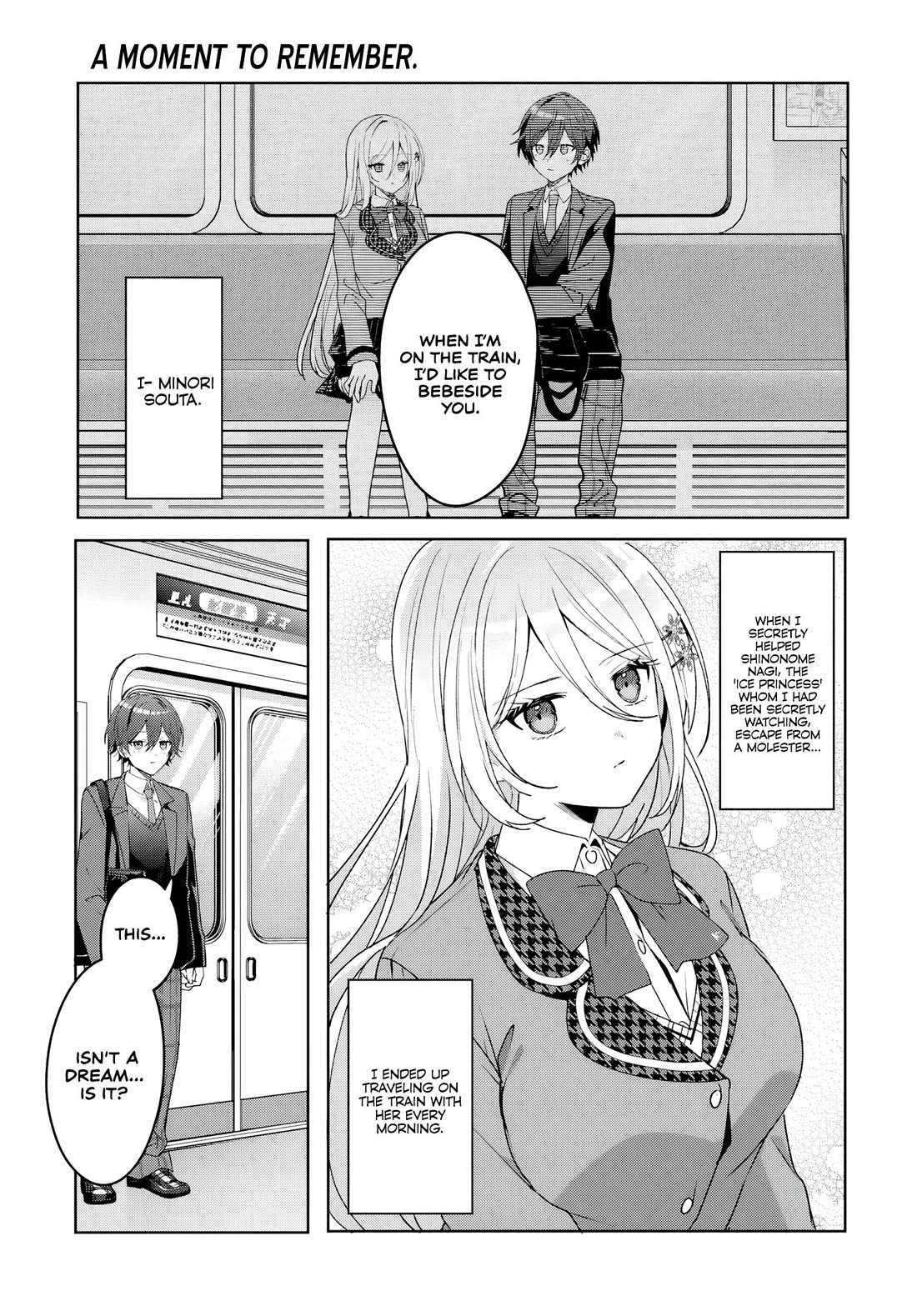 After Helping the “Ice Princess” From Another School, I Decided to Start as a Friend chapter 2 page 1