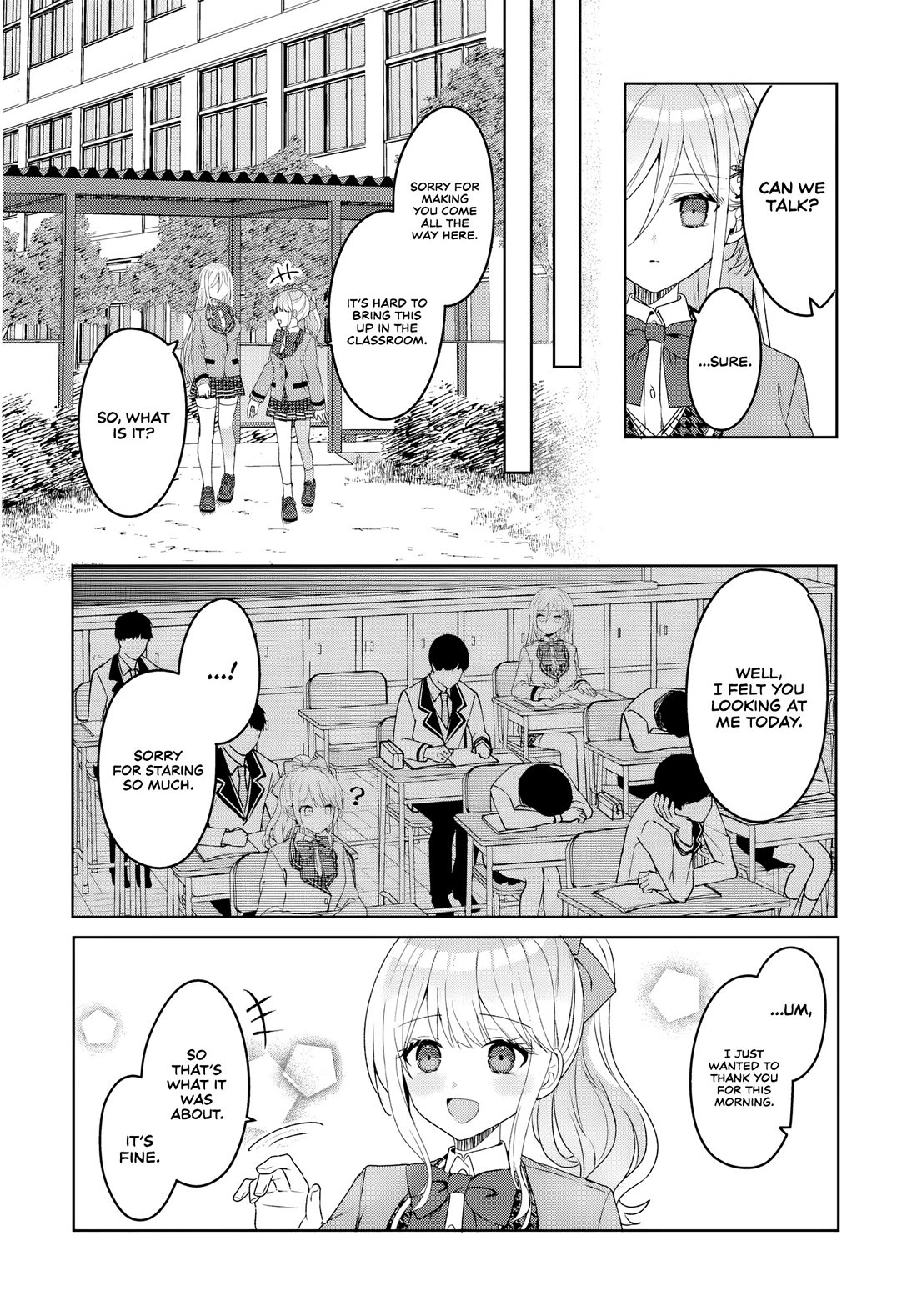 After Helping the “Ice Princess” From Another School, I Decided to Start as a Friend chapter 2 page 16