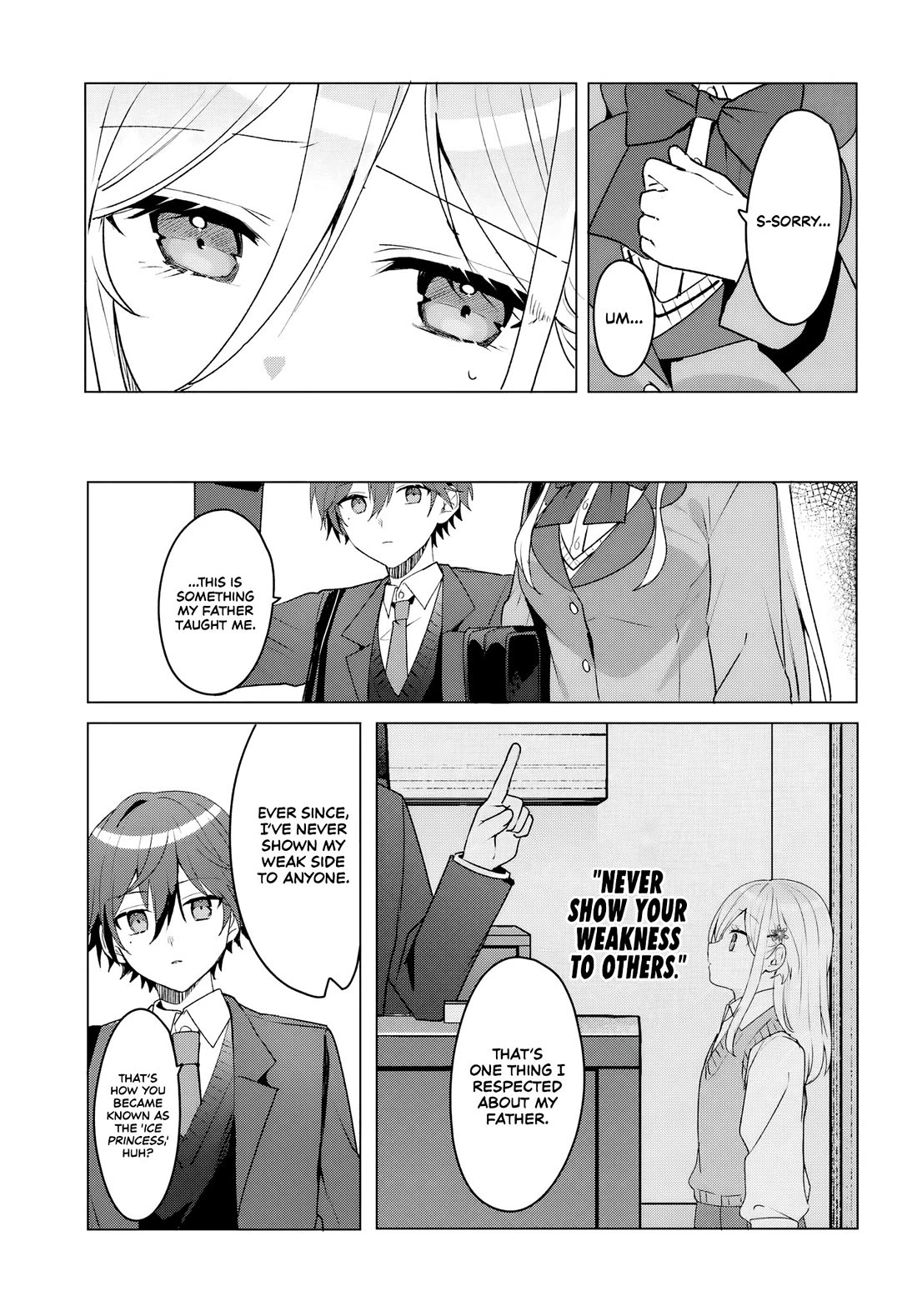 After Helping the “Ice Princess” From Another School, I Decided to Start as a Friend chapter 3 page 23
