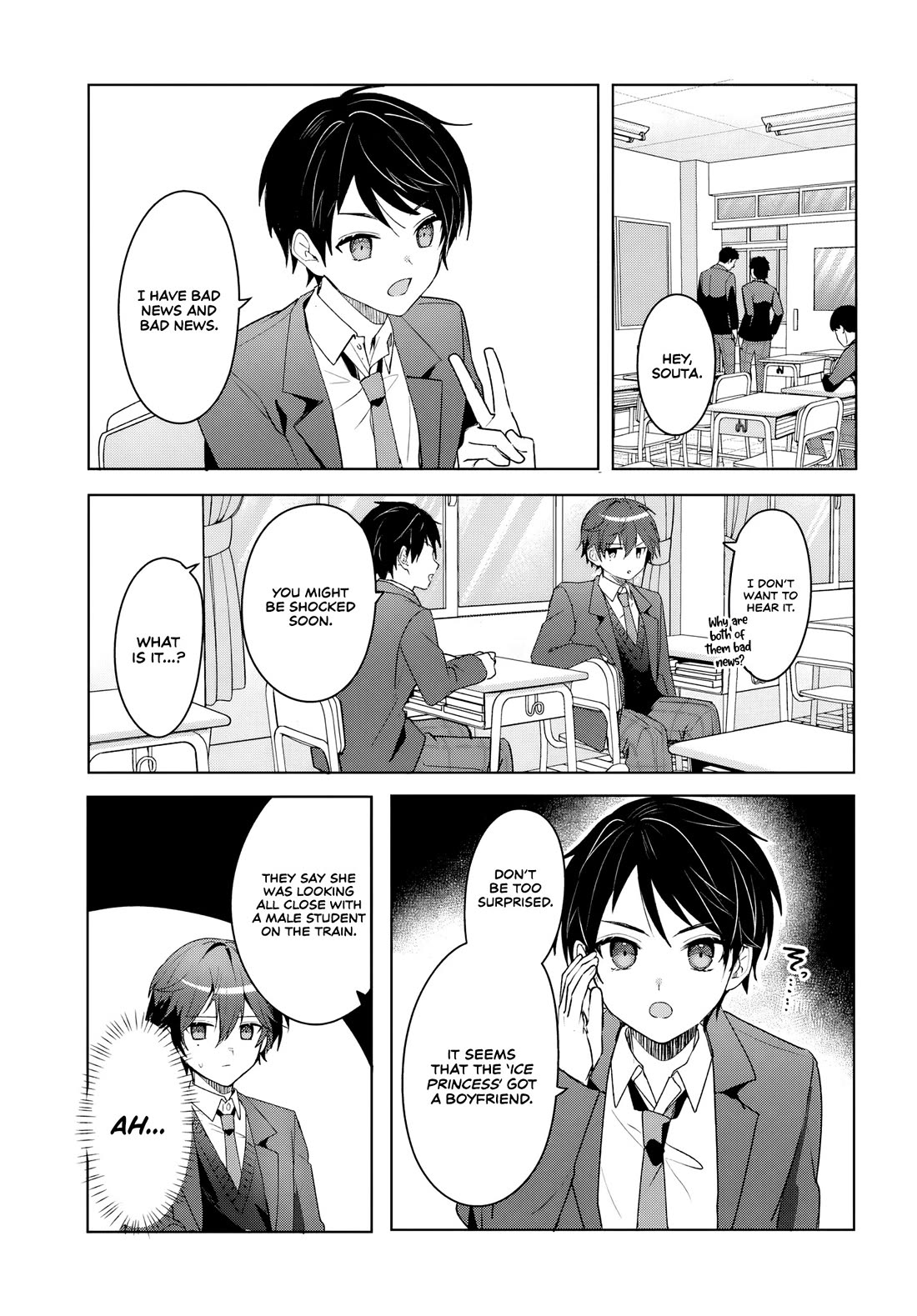 After Helping the “Ice Princess” From Another School, I Decided to Start as a Friend chapter 4 page 1