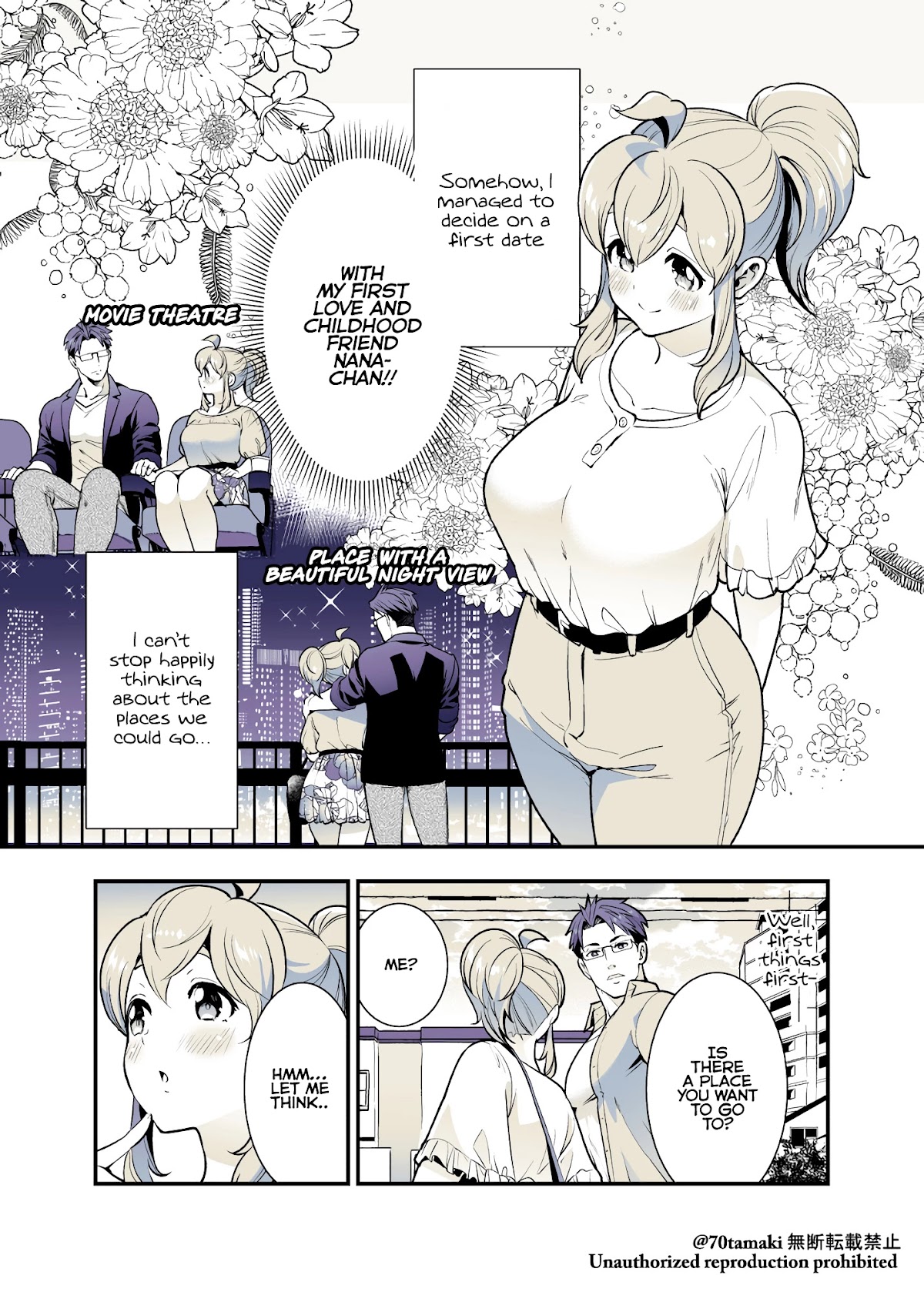 After Reuniting with my Childhood Friend, It Turned Out Both of Us had Become Tiddy Monsters chapter 36 page 1
