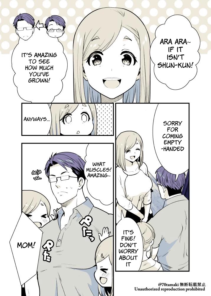 After Reuniting with my Childhood Friend, It Turned Out Both of Us had Become Tiddy Monsters chapter 6 page 1