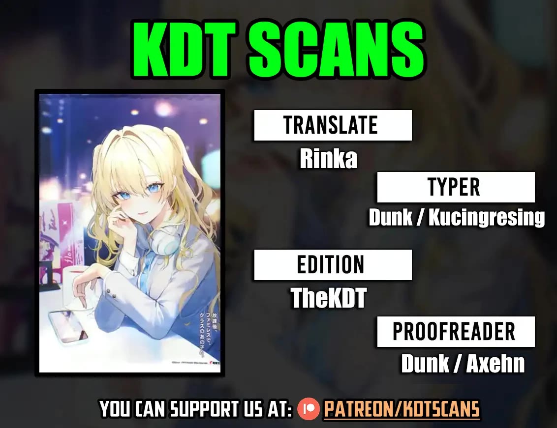 After School, at a Family Restaurant at Night, With That Girl From My Class chapter 2 page 1