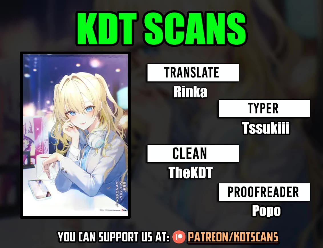 After School, at a Family Restaurant at Night, With That Girl From My Class chapter 8 page 1