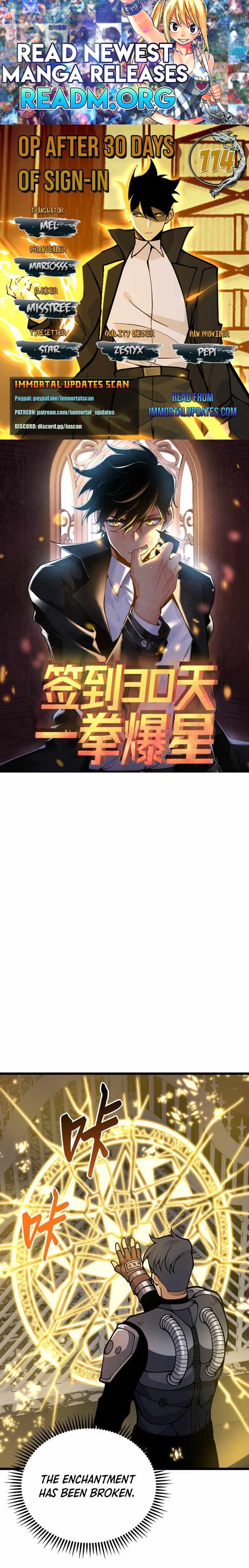 After Signing In For 30 Days, I Can Annihilate Stars chapter 114 page 1