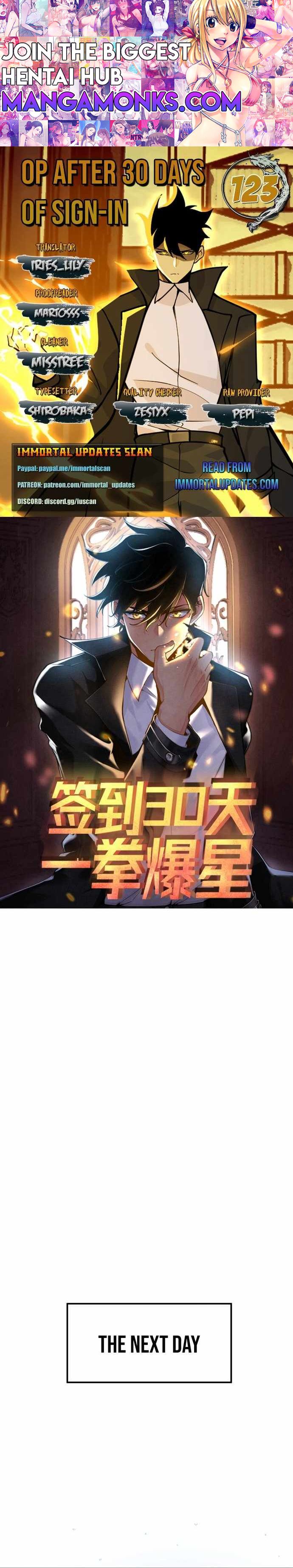 After Signing In For 30 Days, I Can Annihilate Stars chapter 123 page 1