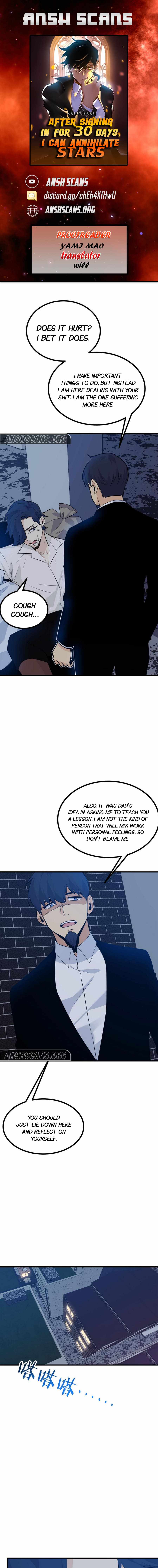 After Signing In For 30 Days, I Can Annihilate Stars chapter 25 page 1
