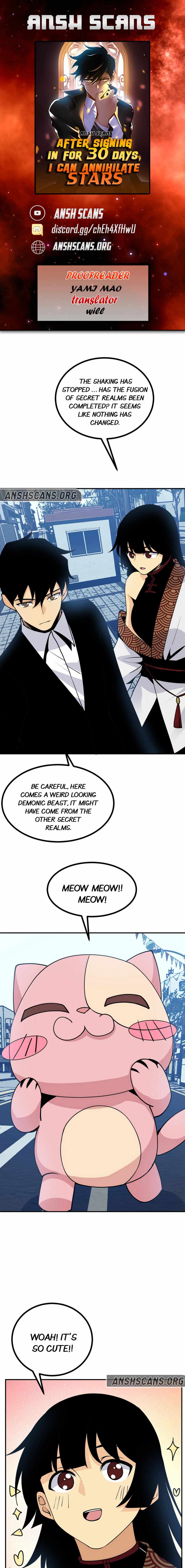 After Signing In For 30 Days, I Can Annihilate Stars chapter 37 page 1