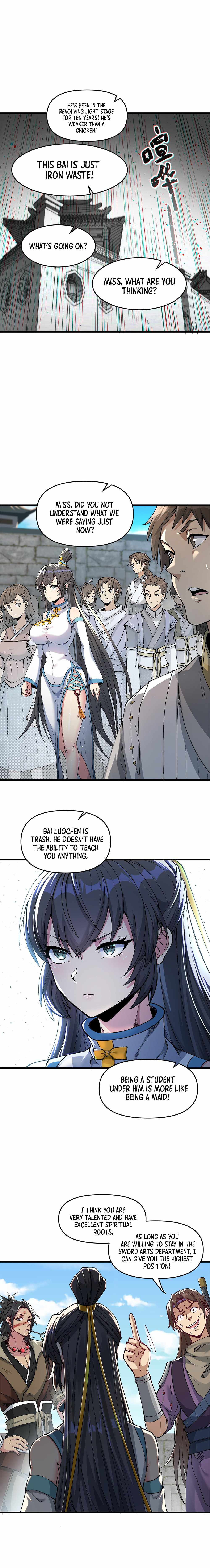 After Ten Years of Chopping Wood, Immortals Begged To Become My Disciples chapter 1 page 12