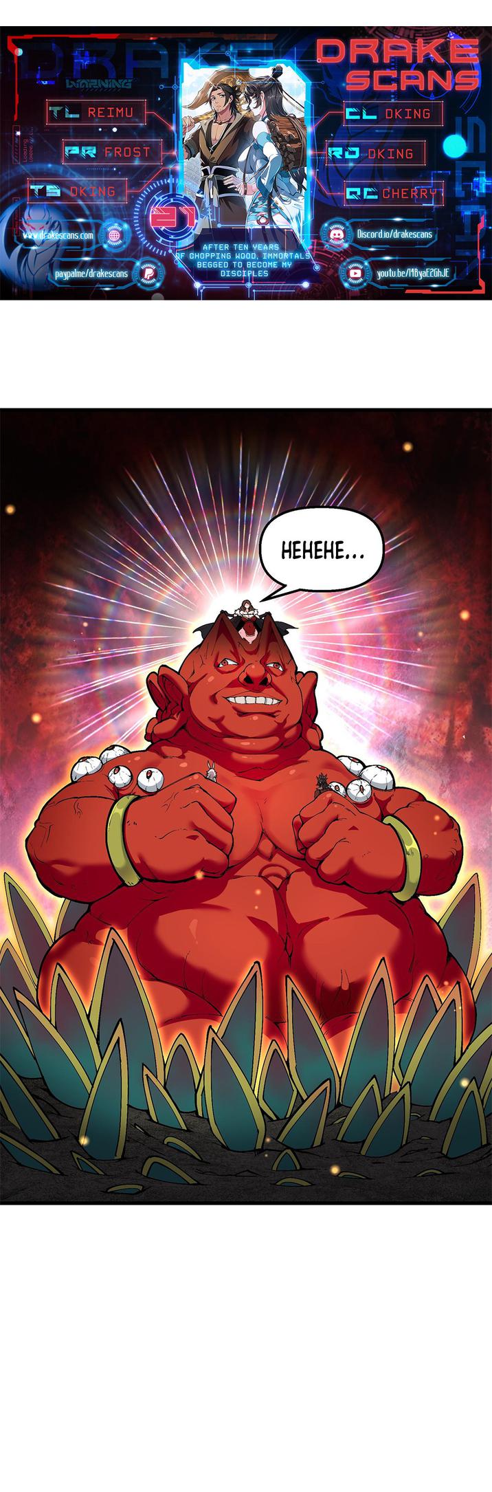 After Ten Years of Chopping Wood, Immortals Begged To Become My Disciples chapter 22 page 1