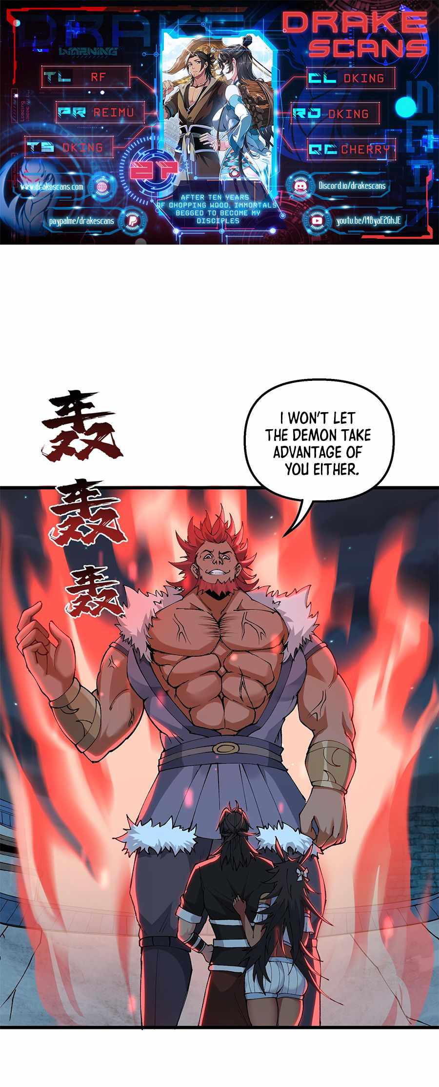 After Ten Years of Chopping Wood, Immortals Begged To Become My Disciples chapter 27 page 1