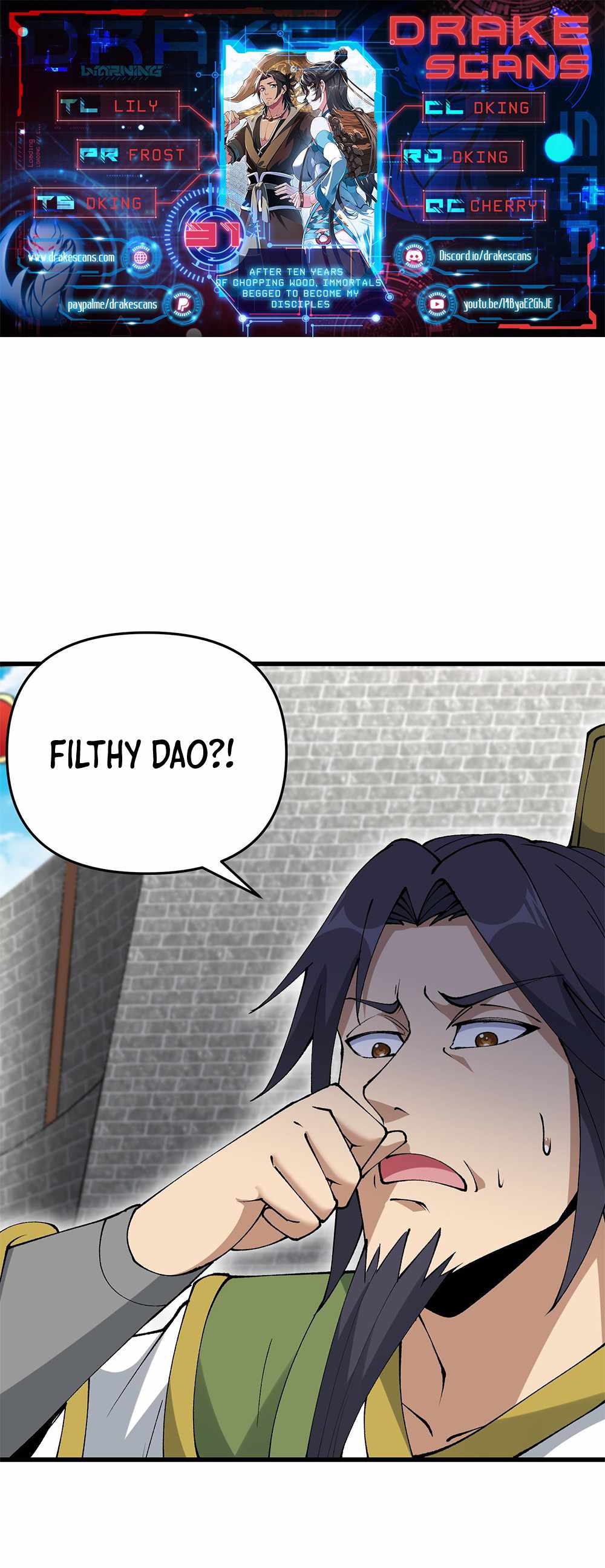 After Ten Years of Chopping Wood, Immortals Begged To Become My Disciples chapter 31 page 1