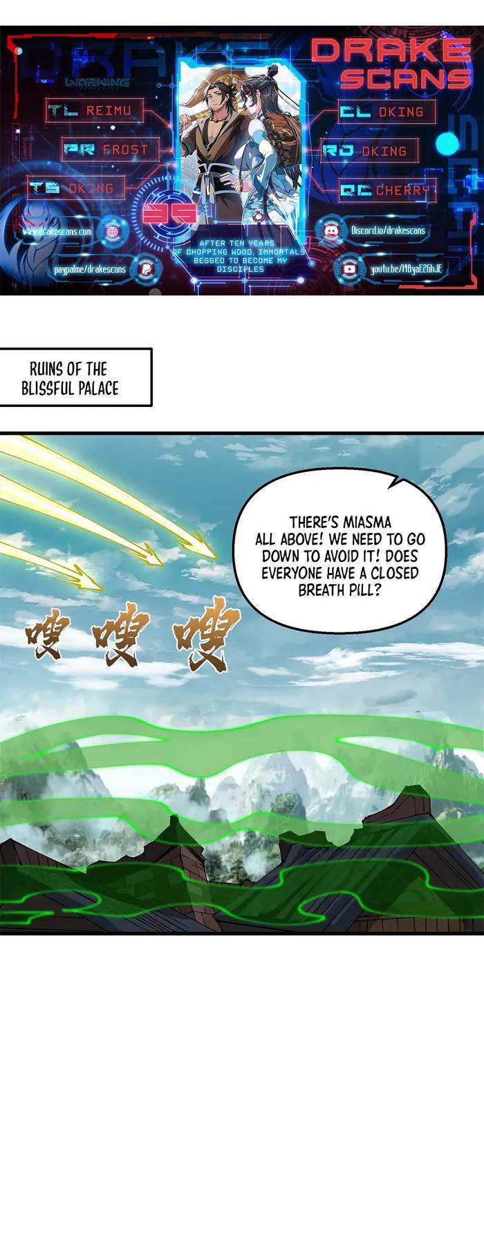 After Ten Years of Chopping Wood, Immortals Begged To Become My Disciples chapter 35 page 1