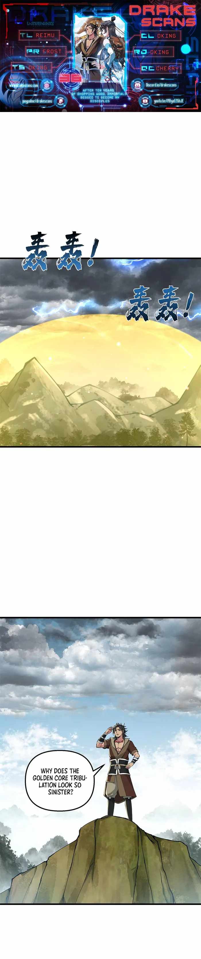 After Ten Years of Chopping Wood, Immortals Begged To Become My Disciples chapter 36 page 1