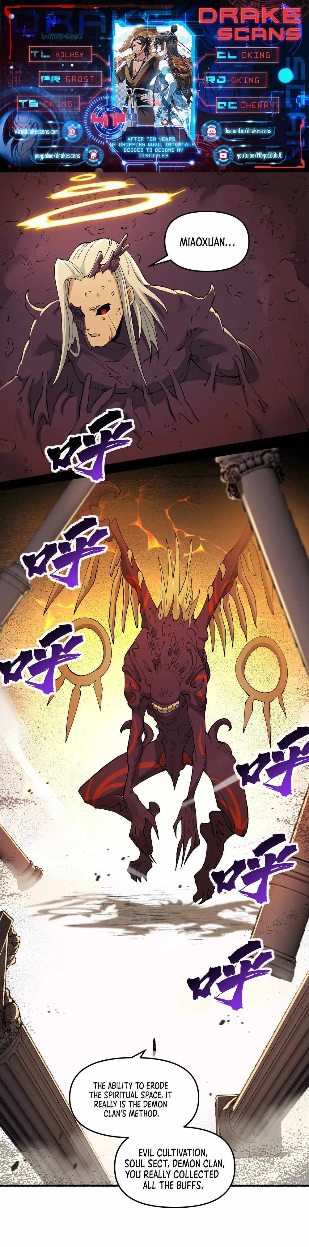 After Ten Years of Chopping Wood, Immortals Begged To Become My Disciples chapter 48 page 1