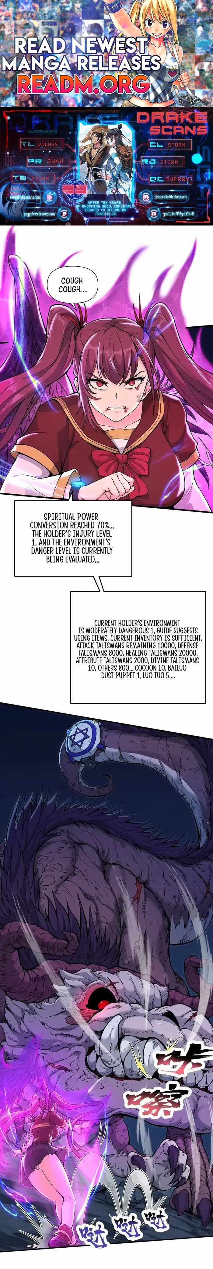 After Ten Years of Chopping Wood, Immortals Begged To Become My Disciples chapter 53 page 1