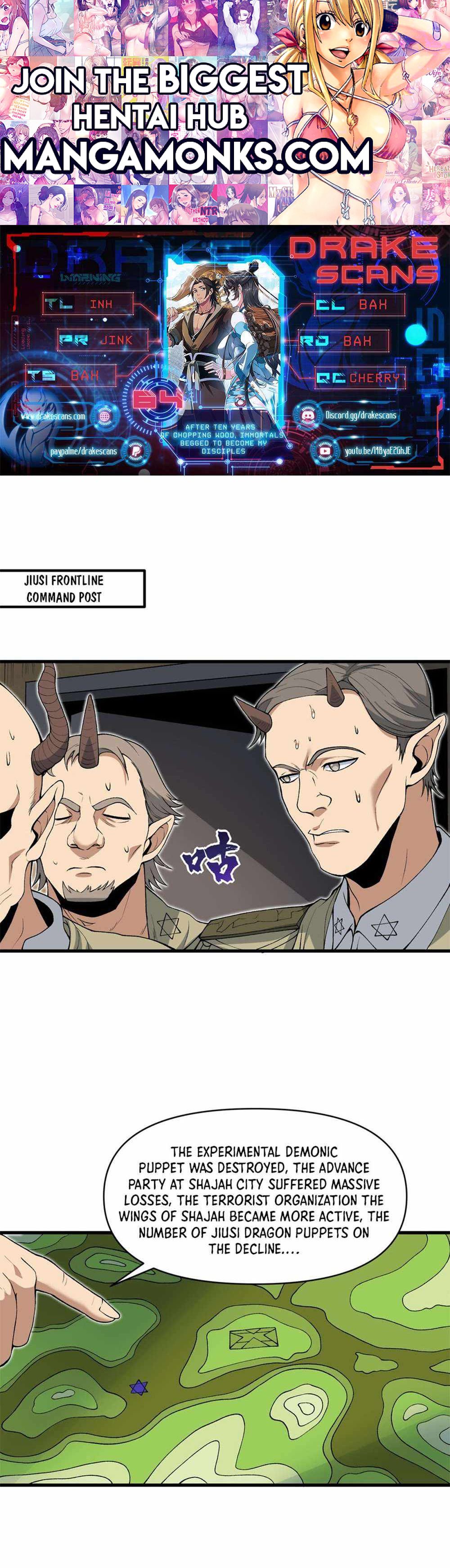 After Ten Years of Chopping Wood, Immortals Begged To Become My Disciples chapter 64 page 1