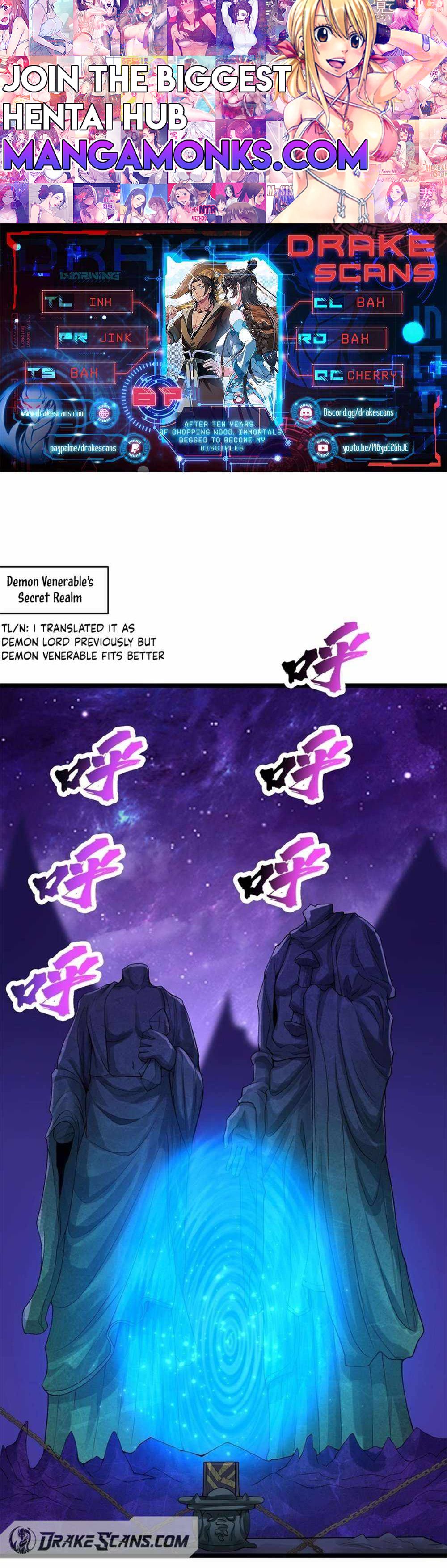 After Ten Years of Chopping Wood, Immortals Begged To Become My Disciples chapter 67 page 1