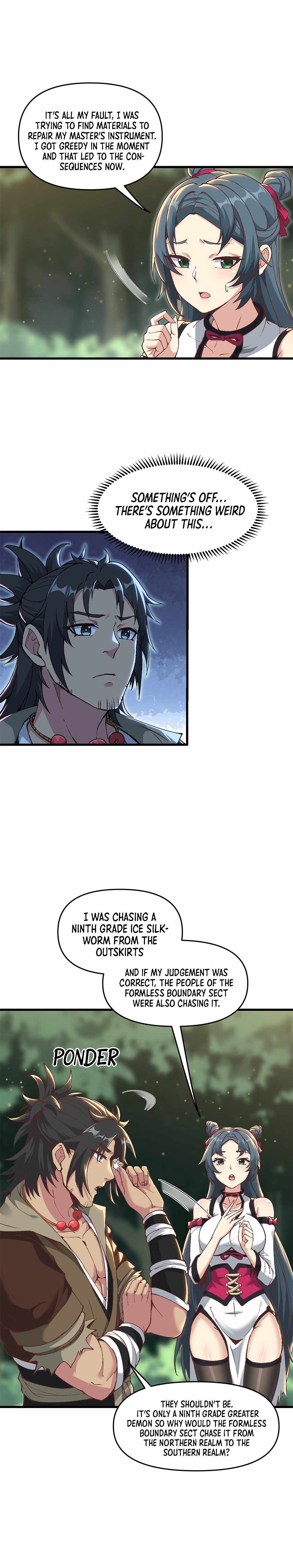 After Ten Years of Chopping Wood, Immortals Begged To Become My Disciples chapter 7 page 2