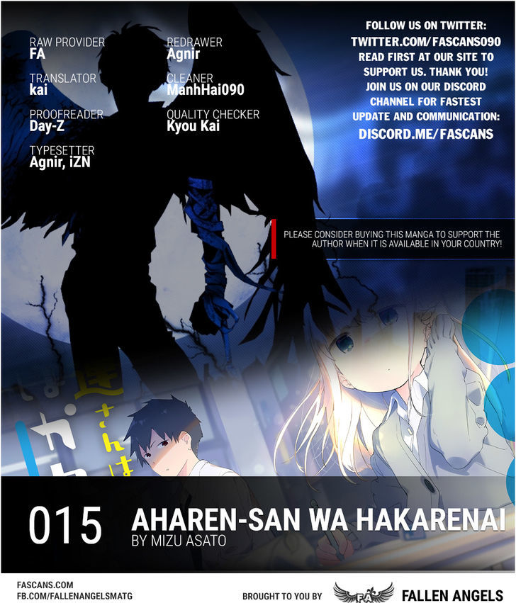 Aharen-san wa Hakarenai chapter 15 page 1