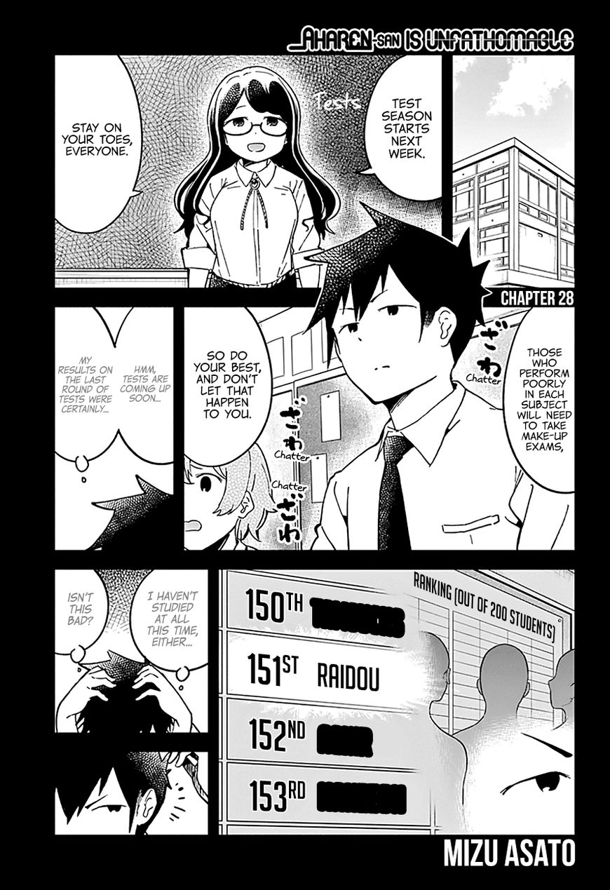 Aharen-san wa Hakarenai chapter 28 page 4