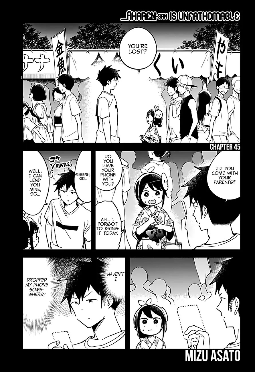 Aharen-san wa Hakarenai chapter 45 page 3