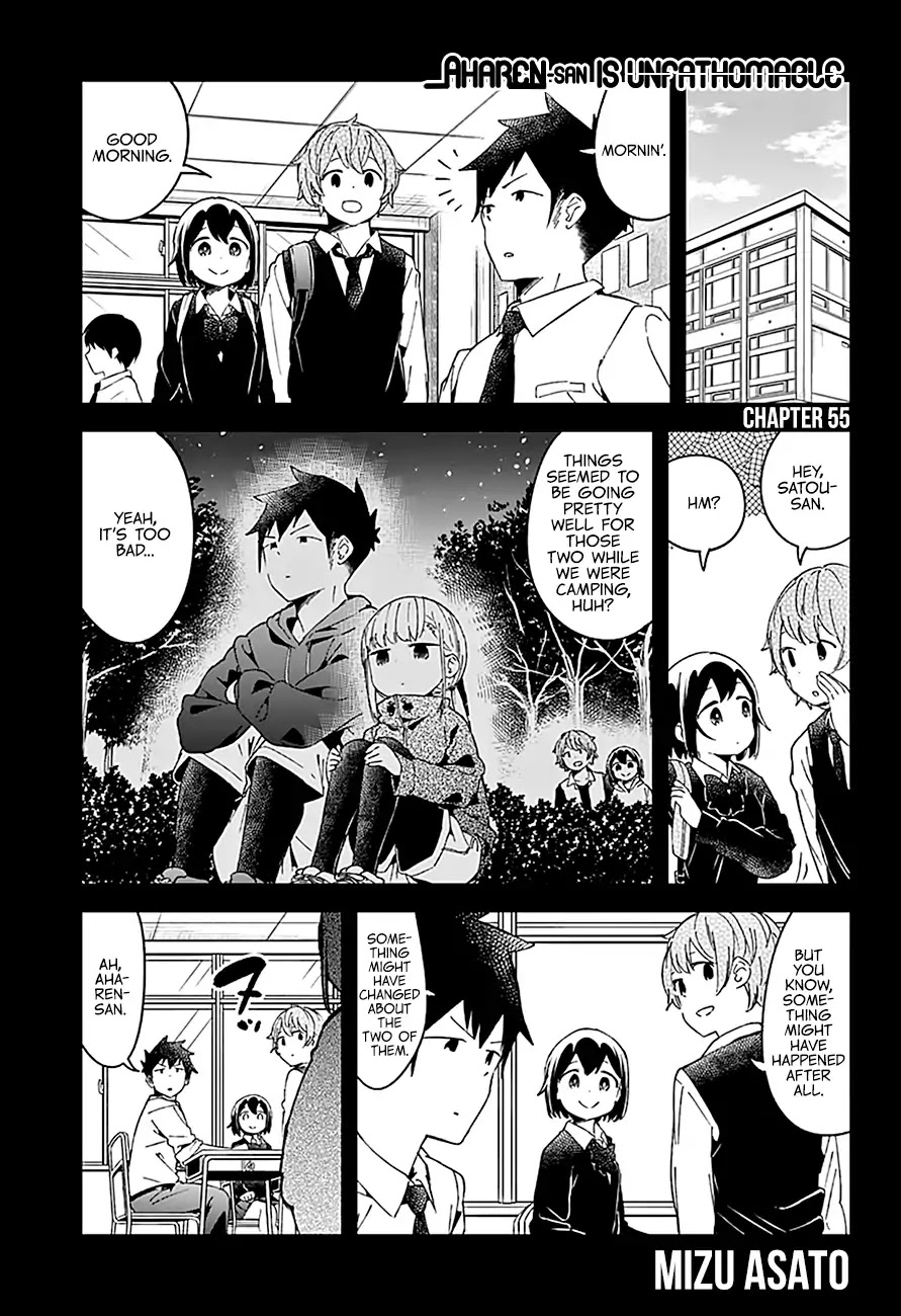 Aharen-san wa Hakarenai chapter 55 page 3