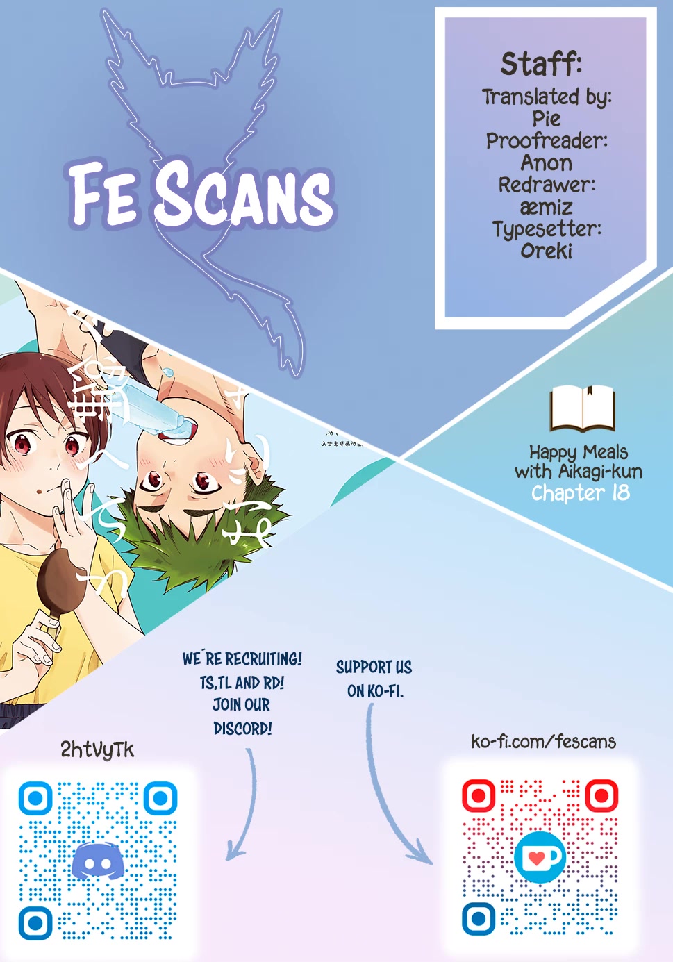 Aikagi-kun to Shiawase Gohan chapter 18 page 1