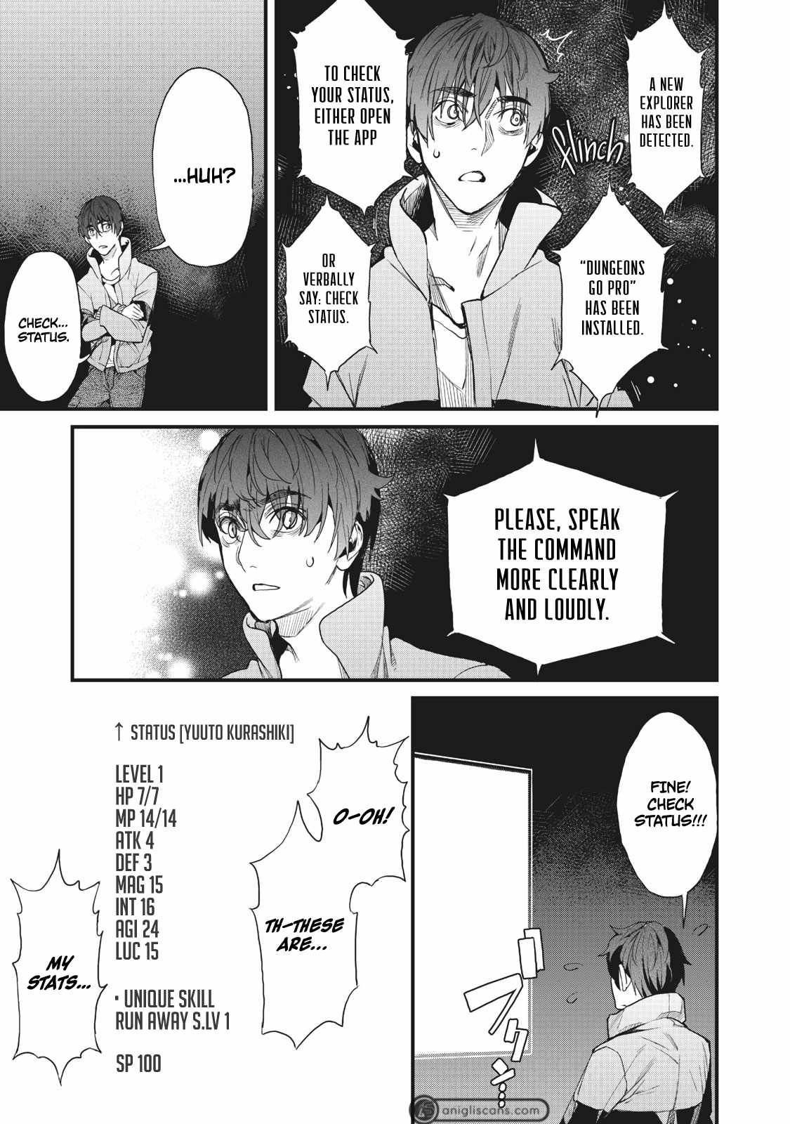 Aiming to Be the Strongest While Remaining at the Absolute Lowest Level With My Worthless Run Away Skill chapter 1 page 32