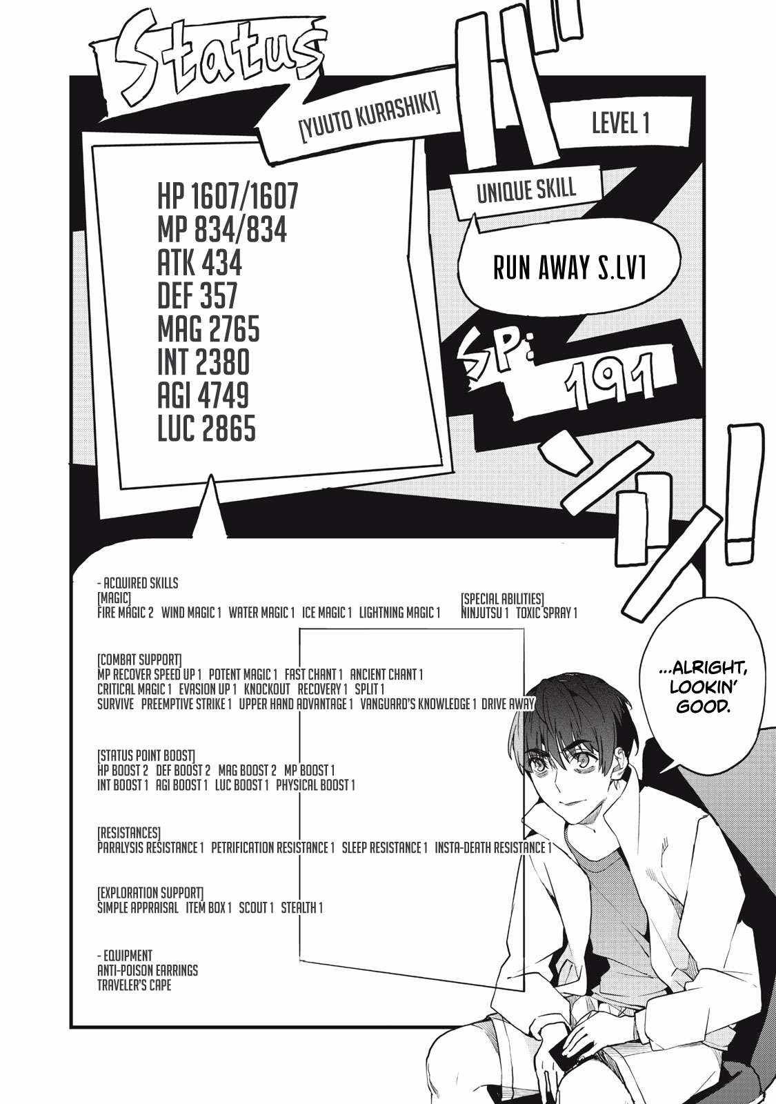 Aiming to Be the Strongest While Remaining at the Absolute Lowest Level With My Worthless Run Away Skill chapter 6 page 11