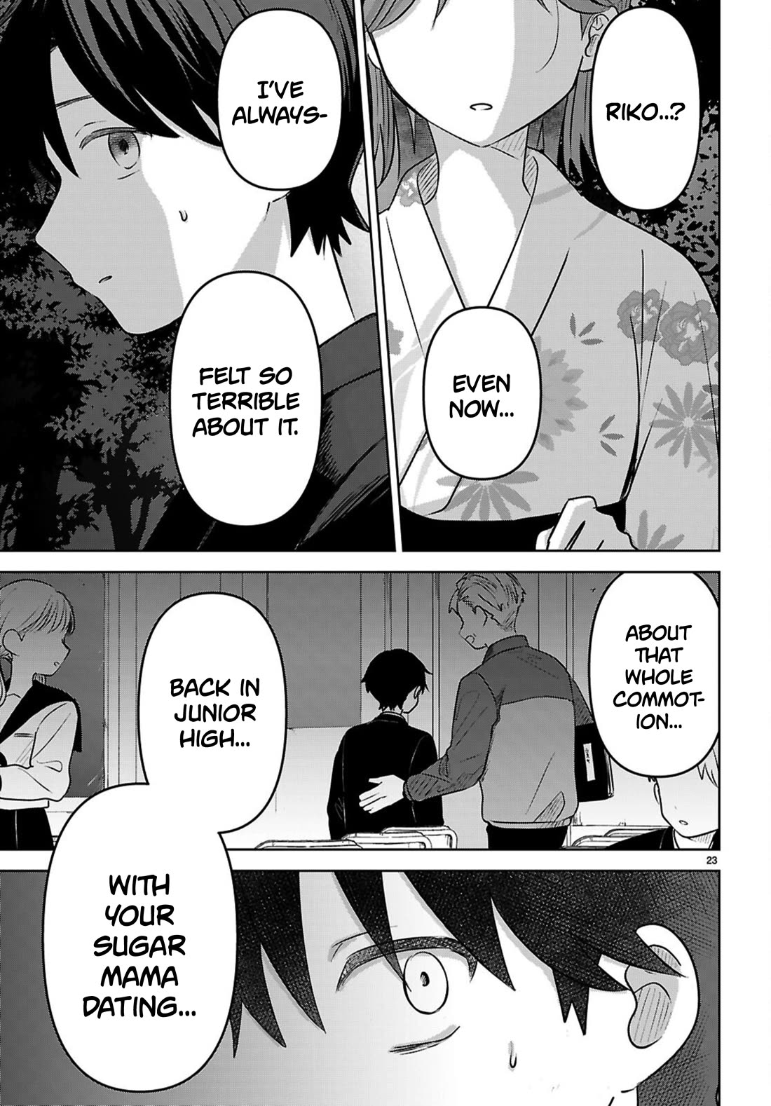 Ainosenbiki: A Story of Getting a Mommy After Doing Sugar Mama Dating chapter 11 page 23