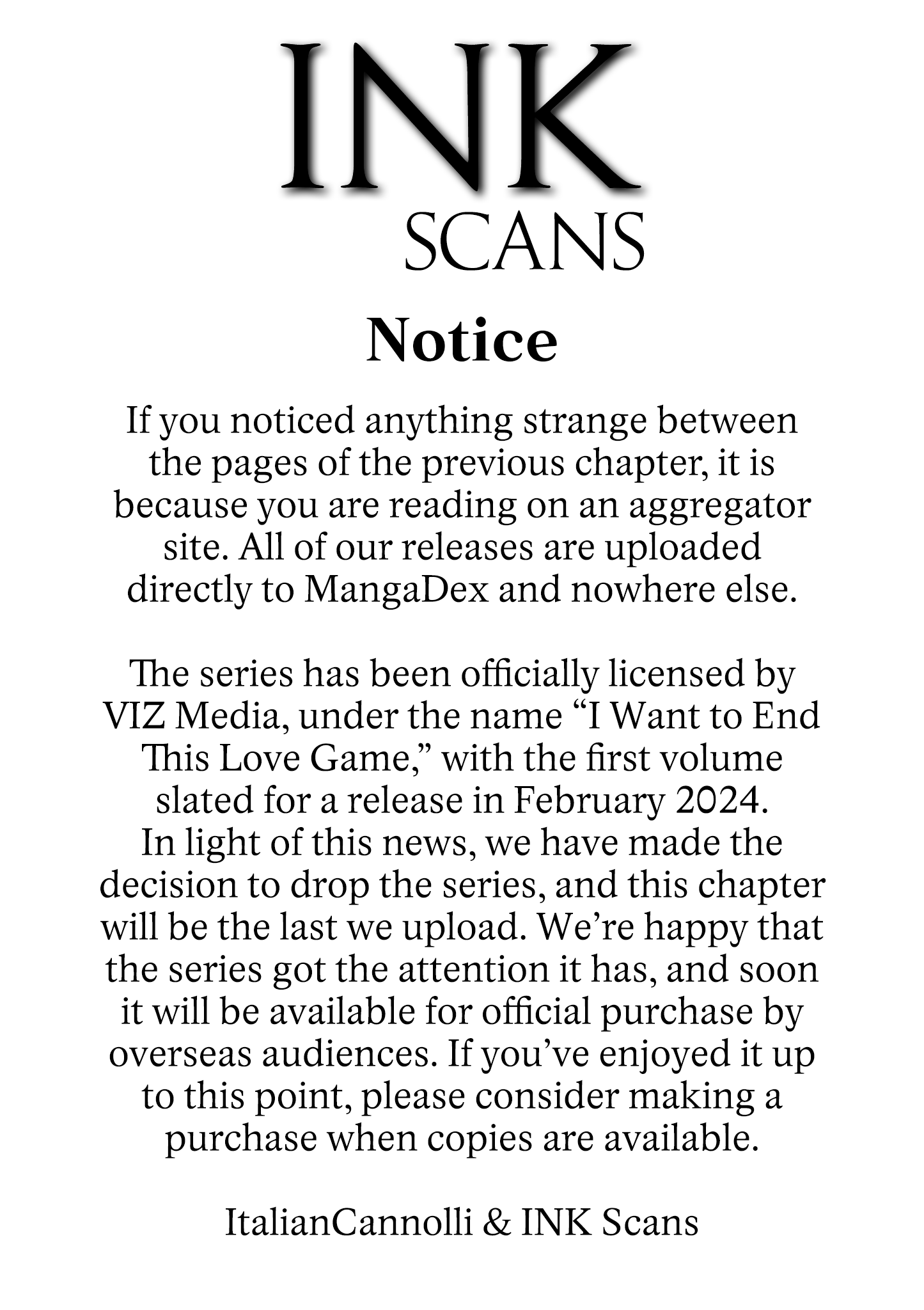 Aishiteru Game wo Owarasetai chapter 34 page 1